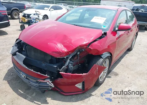 2019 Hyundai Elantra Sel from USA, damaged, VIN KMHD84LF2KU744644